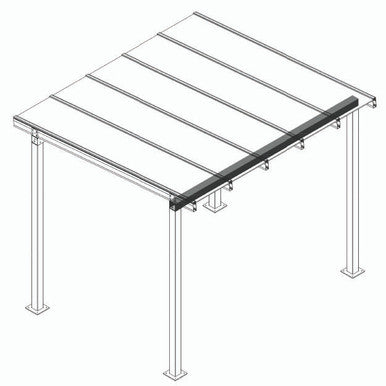 Aluminium 150x100 Bearer