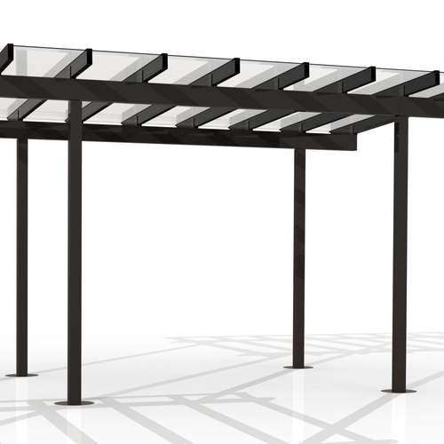 Kitset Pergolas - 4.246m wide, 7 panels