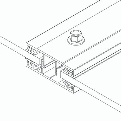 EconoGlaze Bar Assembly 4050 or 6050mm long