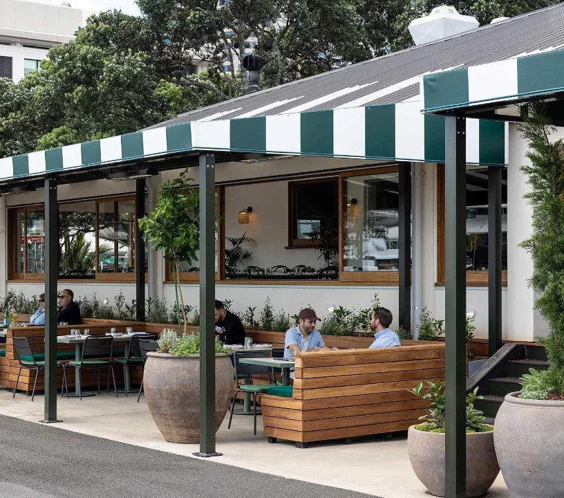 Rooftop bar enclosure, Auckland